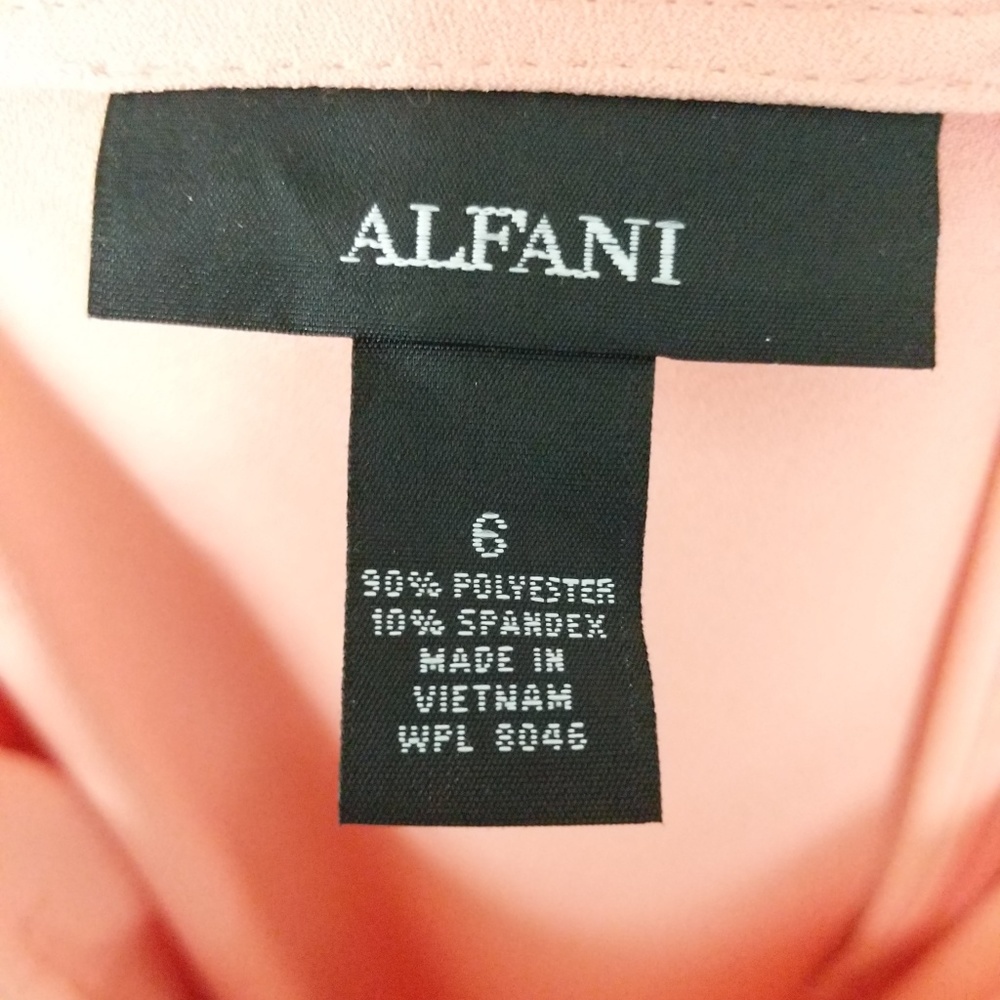 💙3xHP💙 Alfani Pink Pleated Asymmetrical Blouse - Picture 3 of 3
